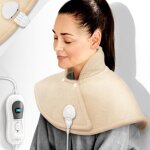 Coussin chauffante - sinnlein - contre le mal de dos epaule et nuque - 100w - beige Coussin chauffante - sinnlein - contre le mal de dos epaule et nuque - 100w - beige