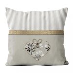 Coussin en coton 40x40 cm aimee par soleil docre
