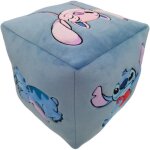 Coussin cube lilo & stitch microfibre dimension 25 x 25 x 25 cm disney