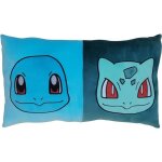 Coussin double face - carré - pokemon - pikachu et starter - microfibre - 60 x 40 cm Coussin double face - carré - pokemon - pikachu et starter - microfibre - 60 x 40 cm
