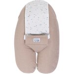 Coussin de maternit� 3 - en - 1 - tineo - multirelax - tissu �ponge - noisette / pois
