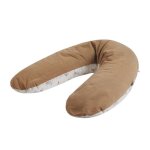 Coussin de maternit tineo ponge microfibre noisette
