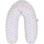 Coussin de maternit� - tineo - jersey de coton - ecru / h�rissons