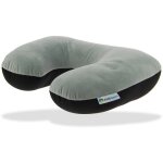 Coussin microbilles 2en1 cale nuque et oreiller 37x29x10cm - kine travel - microbilles et textile doux ...