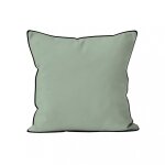 Coussin en microfibre lave 40x40 cm boheme vert eau par soleil docre