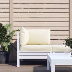 Vidaxl coussins de palette 3 pcs blanc crme tissu oxford 315066