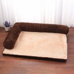 Coussin panier corbeille pour chien chat déhoussable couchage souple s - xl brun s(55x45x15cm) Coussin panier corbeille pour chien chat déhoussable couchage souple s - xl brun s(55x45x15cm)