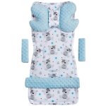 Coussin papillon medi partners coussin universel pour le si�ge et la poussette 5 pi�ces teddy avec bleu ...
