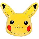 Coussin en peluche 3d - halantex - pikachu - doux - 40 x 40 cm - d�coratif