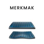 Coussin de si�ge - merkmak - gel � m�moire - 40x40cm - antid�rapant - soulagement douleur coccyx