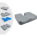 Coussin de sige orthopdique avec gel coussin coccyx avec une paisseur en gel gris dimensions: 45 x ...