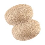 Coussin de siège plat en paille - unbranded - tatami chair - méditation yoga zen - 2x 15. 7in Coussin de siège plat en paille - unbranded - tatami chair - méditation yoga zen - 2x 15. 7in