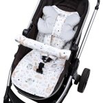 Coussin de si�ge coussin de poussette 75 x 35 cm - enfant ensemble universel respirant avec protection ...