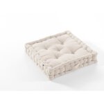 Coussin de sol 100% coton dperlant et anti uv 50 x 50 x 10 cm kala coloris grge