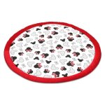 Coussin de sol enfants � volants 100 cm - matelas de sol coin cosy chambre denfant rond rampant couverture ...