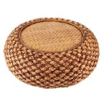 Coussin de sol rond style japonais shipenophy - couleur caf - tatami balcon salon