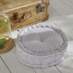 Coussin de sol rond - today - charme - imprim constance - 40 x 12 cm