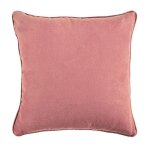 Coussin en su�dine terra cotta 40x40