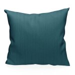 Coussin en velours 40x40 cm velvet bleu canard par soleil docre