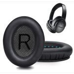 Coussinets pour écouteurs - bose - qc35 / qc35ii - cuir souple - mousse à mémoire - noir Coussinets pour écouteurs - bose - qc35 / qc35ii - cuir souple - mousse à mémoire - noir