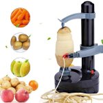 Éplucheur Électrique - multifonction - acier inoxydable - pour légumes - pile aa non incluse Éplucheur Électrique - multifonction - acier inoxydable - pour légumes - pile aa non incluse