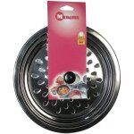 Couvercle anti - gras en inox - d: 22 cm à d: 26 cm Couvercle anti - gras en inox - d: 22 cm à d: 26 cm