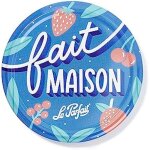 Couvercles pour confituriers - le parfait - 82mm - sachet de 18 - plastique - rouge