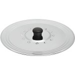 Couvercle de cuisson en inox universel - paris prix - 26 / 28 / 30cm - argent Couvercle de cuisson en inox universel - paris prix - 26 / 28 / 30cm - argent
