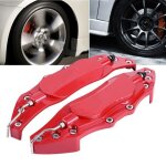 Couvercle détrier de frein 2pcs couvercle de protection détrier de frein en aluminium de voiture auto ... Couvercle détrier de frein 2pcs couvercle de protection détrier de frein en aluminium de voiture auto ...