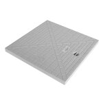 Couvercle de regard en polypropyl�ne renforc� - 38x38 cm - gris - installation facile - protection contre ...