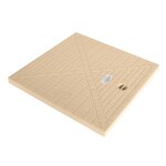 Couvercle de regard en polypropyl�ne renforc� - 38x38 cm - sable - classe a15 - r�sistant aux intemp�ries ...