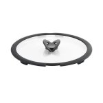 Couvercle en verre - lagostina - ingenio - 24 cm - compatible lave - vaisselle - design contemporain Couvercle en verre - lagostina - ingenio - 24 cm - compatible lave - vaisselle - design contemporain