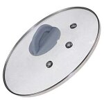 Accessoires pour autocuiseurs - tefal - couvercle en verre + bouton - cuiseur vapeur