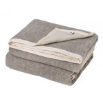 Couverture 100% pure laine vierge pastorale 500 gr / m� toison dor - 220 x 240 cm