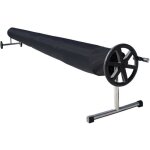 Couverture bche de protection pour enrouleur de piscine - 4. 80 m - noir - linxor