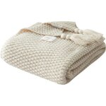 Couverture de canapé de style nordique couverture de sieste de bureau couverture de laine de boule de ... Couverture de canapé de style nordique couverture de sieste de bureau couverture de laine de boule de ...
