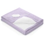 Couverture chauffante reversible - medisana - hb 418 - 120 w - 9 r�glages - 180 x 130 cm - violet