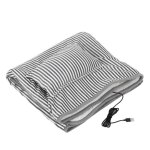 Couverture chauffante usb lectrique chauffe - matelas portable chauffage rapide lavable chauffement ...