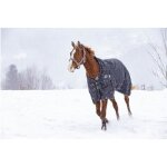 Couverture cheval riding world oxford impermable double polaire - couleur : noir taille : 60 / 183 ...