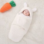 Couverture demmaillotage pour bb unisexe - demeuble - hiver naissance - gigoteuse en epaisse - blanc ...