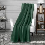 Couverture flanelle 180x220 cm calin kaki par soleil docre Couverture flanelle 180x220 cm calin kaki par soleil docre