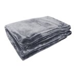 Couverture microflanelle 180x220 cm gris Couverture microflanelle 180x220 cm gris