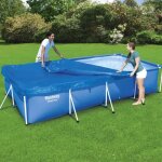 Couverture de piscine rectangulaire ovonni - 3285neu - bâche protection flowclear 400x211 cm Couverture de piscine rectangulaire ovonni - 3285neu - bâche protection flowclear 400x211 cm