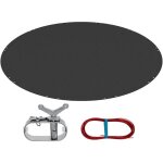 Couverture piscine ronde woltu - f560cm - convient aux f480 - 500cm - anti - poussi�re en pe 200g - m� ...
