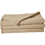 Couverture polaire 210 x 230 cm sable Couverture polaire 210 x 230 cm sable