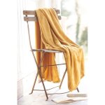 Couverture polaire microfibre été unie - ourson - 240 x 260 cm - curry - qualité 200g - confortable et ... Couverture polaire microfibre été unie - ourson - 240 x 260 cm - curry - qualité 200g - confortable et ...