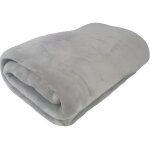 Couverture polaire microfibre été unie 200grs - ourson - 240 x 260 cm - gris acier - confortable et tendance ... Couverture polaire microfibre été unie 200grs - ourson - 240 x 260 cm - gris acier - confortable et tendance ...