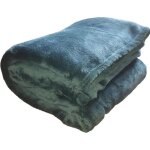 Couverture polaire microfibre été unie - ourson - 240 x 260 cm - bleu pétrole - qualité 200g Couverture polaire microfibre été unie - ourson - 240 x 260 cm - bleu pétrole - qualité 200g