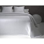 Couvre - lit bouti - javier larrainzar - blanc - 250 x 270 cm - tissu jacquard - toucher doux