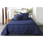 Couvre - lit californie bleu 180x240